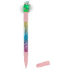 Stylo à bille - Licorne - Paillettes - Lumineux - Encre bleue - Idéal pour l'école