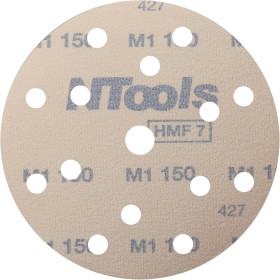 Disque de ponçage - Abrasif - 150mm diamètre - Grain 240 - 100 pièces - Ntools HMF7