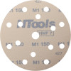 Disque de ponçage - Abrasif - 150mm diamètre - Grain 240 - 100 pièces - Ntools HMF7