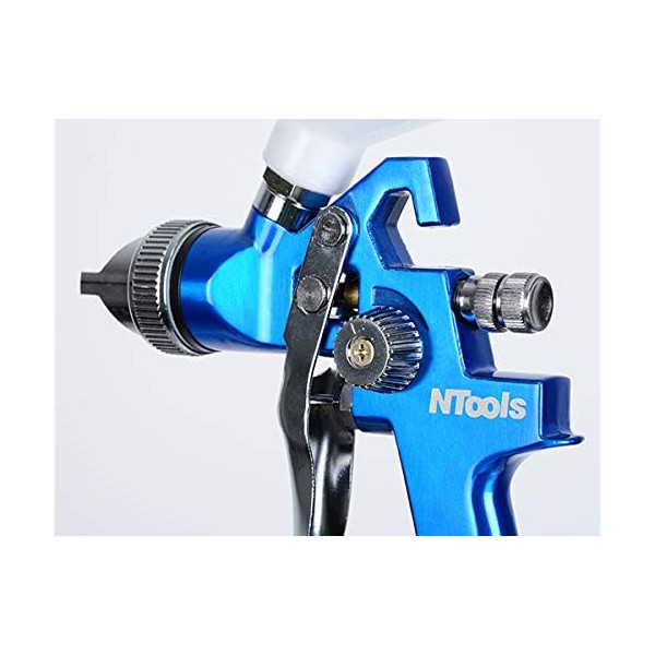 Pistolet de pulvérisation - Pour travaux de carrosserie - Buse 2,5mm - Godet inclus - NTools