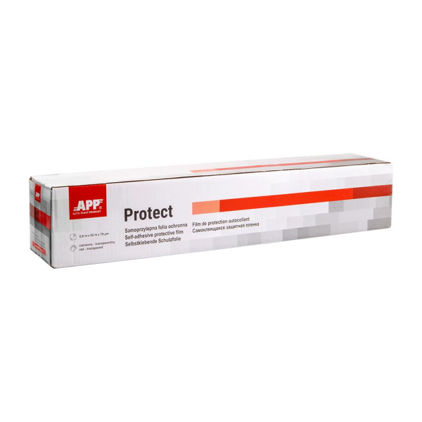 Film protecteur autocollant - Vitre, portière - Rouge semi-transparent - 0,6x50m - APP
