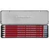 photo-Crayons graphite - 6 pièces 2H/HB/2B/4B/6B/8B - Boîte métal - Cretacolor Cleos