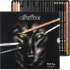 Coffret dessin - 25 pièces - Crayons beaux-arts + pastels + fusains + mines - Cretacolor Wolf Box