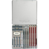 Coffret dessin - 15 pièces - Crayons graphite + bâtons graphite + accessoires - Cretacolor Silver Box