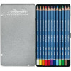 Crayons de couleur aquarelle - Boîte métal - 12 couleurs - Cretacolor - Marino
