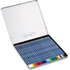 Crayons de couleur aquarelle - Boîte métal - 24 couleurs - Cretacolor - Marino