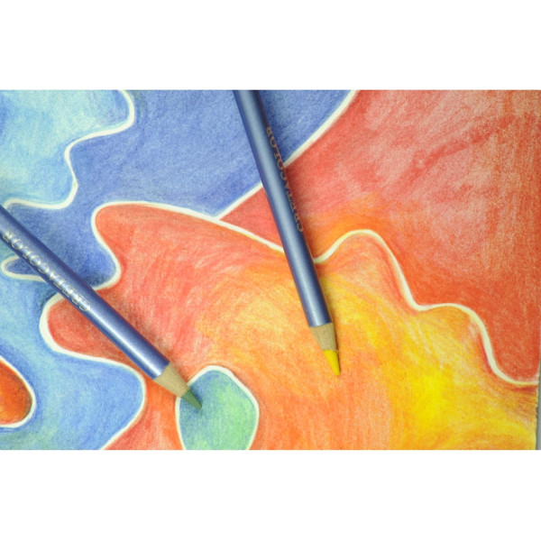 Crayons de couleur aquarelle - Boîte métal - 36 couleurs - Cretacolor - Marino