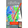 photo-Crayons de couleur pastel - Boîte métal - 12 couleurs - Cretacolor - Pastel Pencils