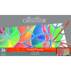 photo-Crayons de couleur pastel - Boîte métal - 36 couleurs - Cretacolor - Pastel Pencils