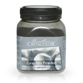 photo-Pigment en poudre - Graphite - Beaux-arts - Extra-fine - Pot 150g - Cretacolor