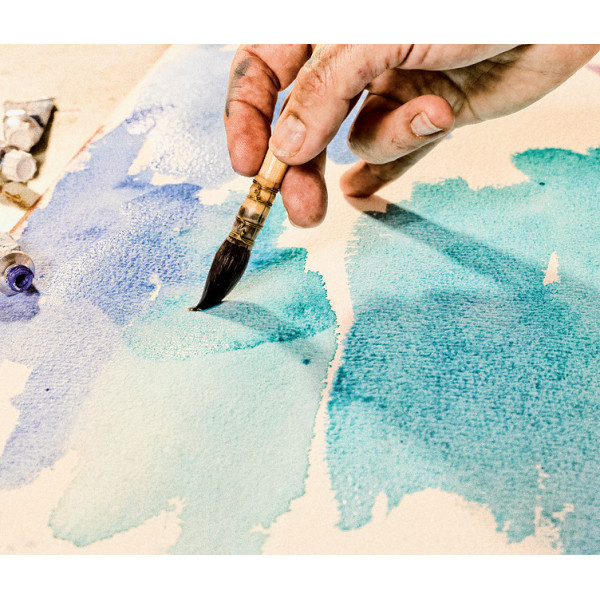 Bloc - Aquarelle - 10x15cm - 300g - 12 feuilles - Beaux-arts - Van Gogh