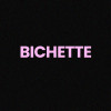 Chaussettes - Femme - Noir avec paillettes - Bichette - Taille 36/42 - Humour - Cadeau