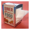 Distributeur de serviettes en papier - Vintage - Diner américaine - Serviettes incluses