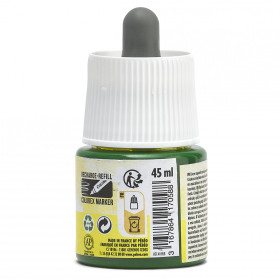 Encre aquarelle - Jaune fluo - 58 - Illustration, BD, manga, calligraphie - Colorex - Pébéo - 45ml