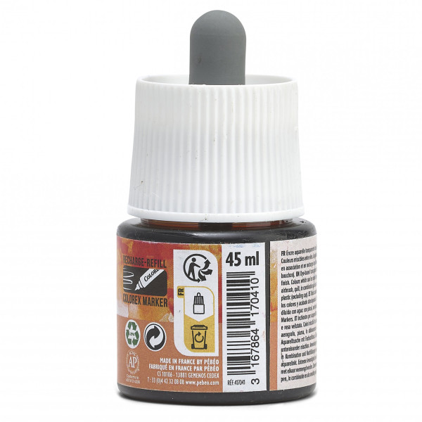 Encre aquarelle - Orange de Mars - 41 - Illustration, BD, manga, calligraphie - Colorex - Pébéo - 45ml