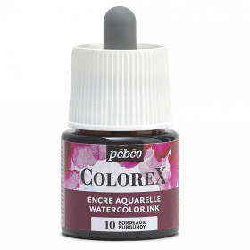 photo-Encre aquarelle - Bordeaux - 10 - Illustration, BD, manga, calligraphie - Colorex - Pébéo - 45ml