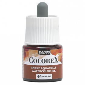 photo-Encre aquarelle - Sanguine - 46 - Illustration, BD, manga, calligraphie - Colorex - Pébéo - 45ml