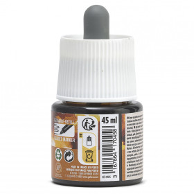 Encre aquarelle - Sienne naturelle - 45 - Illustration, BD, manga, calligraphie - Colorex - Pébéo - 45ml