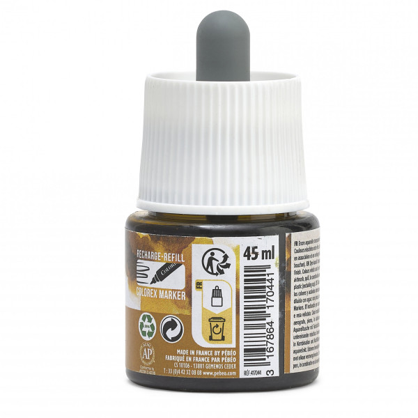 Encre aquarelle - Fauve - 44 - Illustration, BD, manga, calligraphie - Colorex - Pébéo - 45ml