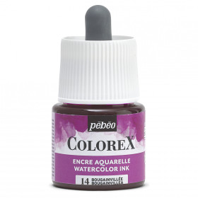 photo-Encre aquarelle - Bougainvillée - 14 - Illustration, BD, manga, calligraphie - Colorex - Pébéo - 45ml
