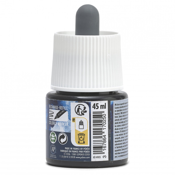 Encre aquarelle - Bleu cosmos - 25 - Illustration, BD, manga, calligraphie - Colorex - Pébéo - 45ml