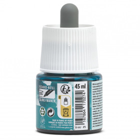 Encre aquarelle - Bleu d'Orient - 27 - Illustration, BD, manga, calligraphie - Colorex - Pébéo - 45ml