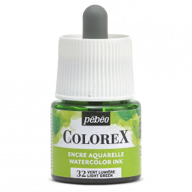 photo-Encre aquarelle - Vert lumière - 32 - Illustration, BD, manga, calligraphie - Colorex - Pébéo - 45ml