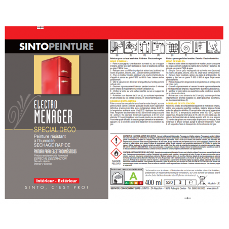 Acheter Bombe de peinture électroménager - Métal - Sinto