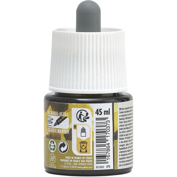 Encre aquarelle - Greengold - 37 - Illustration, BD, manga, calligraphie - Colorex - Pébéo - 45ml