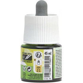 Encre aquarelle - Vert fluo - 60 - Illustration, BD, manga, calligraphie - Colorex - Pébéo - 45ml