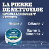 Pierre blanche - Spéciale basket - Nettoie, détache et ravive - Cuirs blancs - Briochin