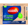 Allume-feu - Bois et cire végétale - Longue durée - Bois compressé - 40 cubes - Harris