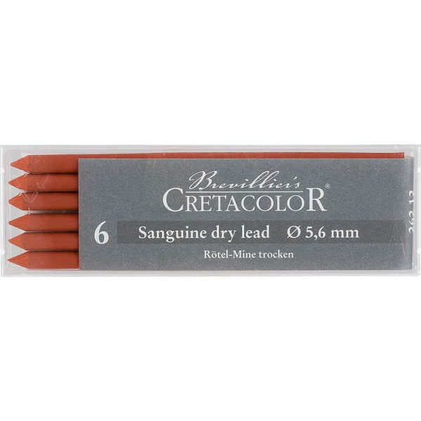 photo-Crayons - Sanguine - Dessin, croquis et esquisse - Boîte de 6 - Cretacolor