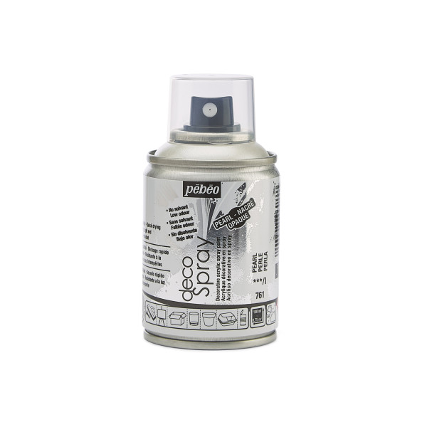 photo-Bombe de peinture - Perle - 761 - Pébéo - DecoSpray - 100ml - Tous supports
