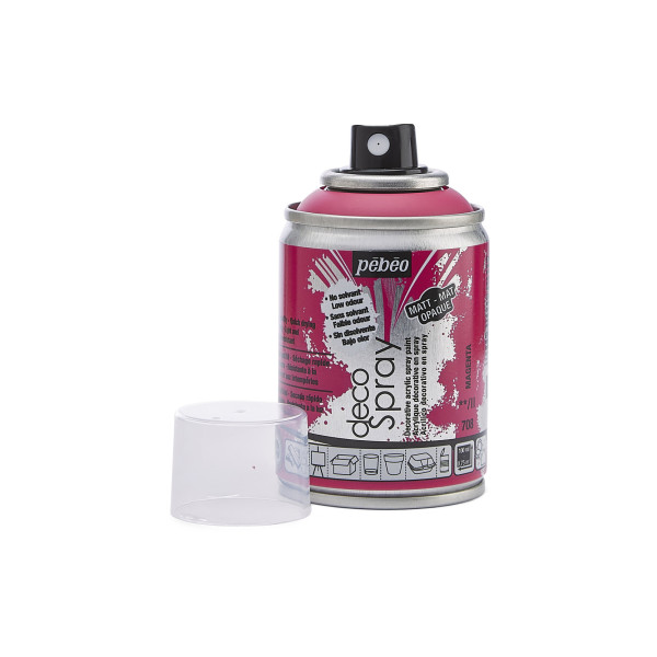 Bombe de peinture - Magenta - 708 - Pébéo - DecoSpray - 100ml - Tous supports
