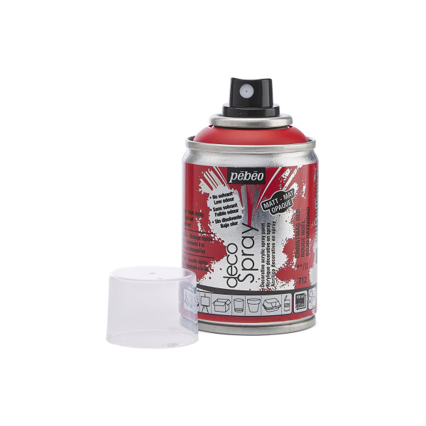 Bombe de peinture - Rouge Noël - 712 - Pébéo - DecoSpray - 100ml - Tous supports
