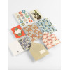 Coffret de correspondance - Papier à lettres + enveloppes + autocollants - Art déco