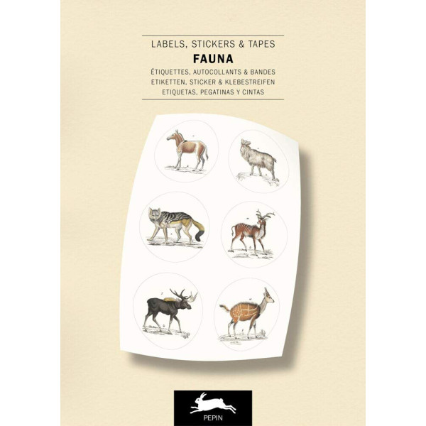 photo-Livret d'étiquettes et stickers - Animaux et oiseaux - Scrapbooking - 32 feuilles - 250 étiquettes