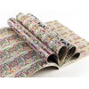 Papiers créatifs - Motifs Ndebele style - Art africain - Scrapbooking - 12 feuilles - 50x70cm