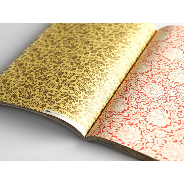 Papiers créatifs - Motifs bouddhistes - Scrapbooking - 12 feuilles - 50x70cm