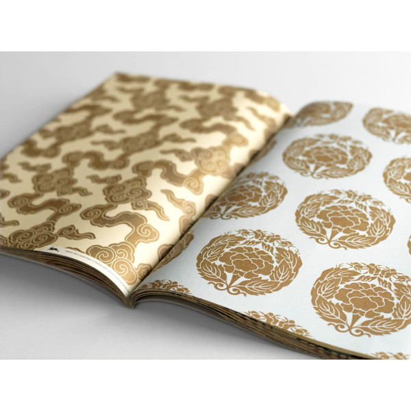 Papiers créatifs - Motifs bouddhistes - Scrapbooking - 12 feuilles - 50x70cm