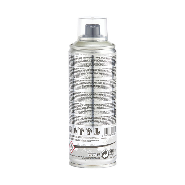 Bombe de peinture - Argent - Nacré - 867 - Pébéo - DecoSpray - 200ml - Tous supports