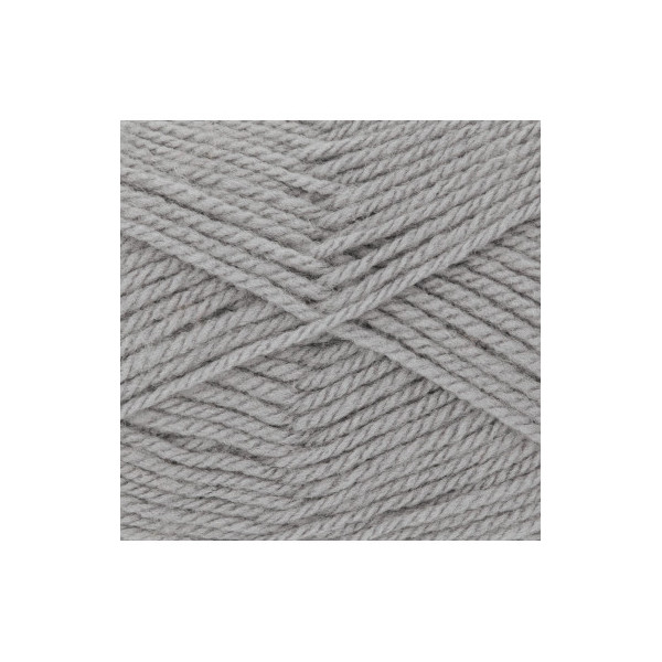 Pelote de laine - Gris galet - 24 - 100% acrylique - 3,5/4,5 mm - Gründl - Lisa Premium