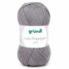 photo-Pelote de laine - Gris galet - 24 - 100% acrylique - 3,5/4,5 mm - Gründl - Lisa Premium