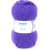 photo-Pelote de laine - Violet foncé - 21 - 100% acrylique - 3,5/4,5 mm - Gründl - Lisa Premium