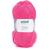 photo-Pelote de laine - Rose fluo - 30 - 100% acrylique - 3,5/4,5 mm - Gründl - Lisa Premium
