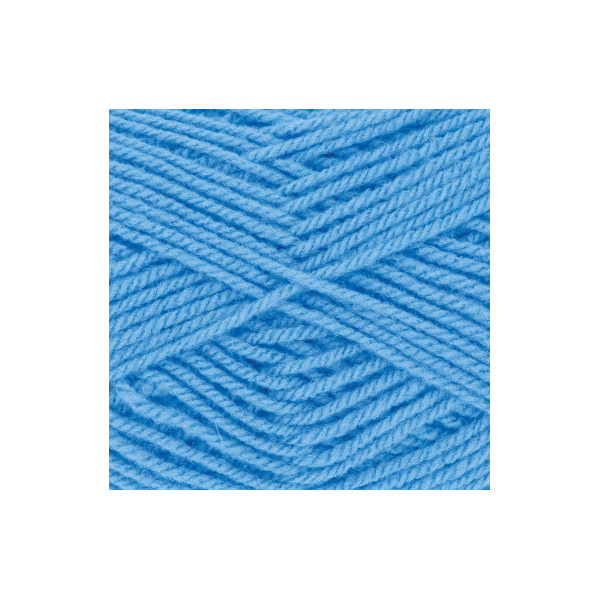 Pelote de laine - Bleu moyen - 17 - 100% acrylique - 3,5/4,5 mm - Gründl - Lisa Premium