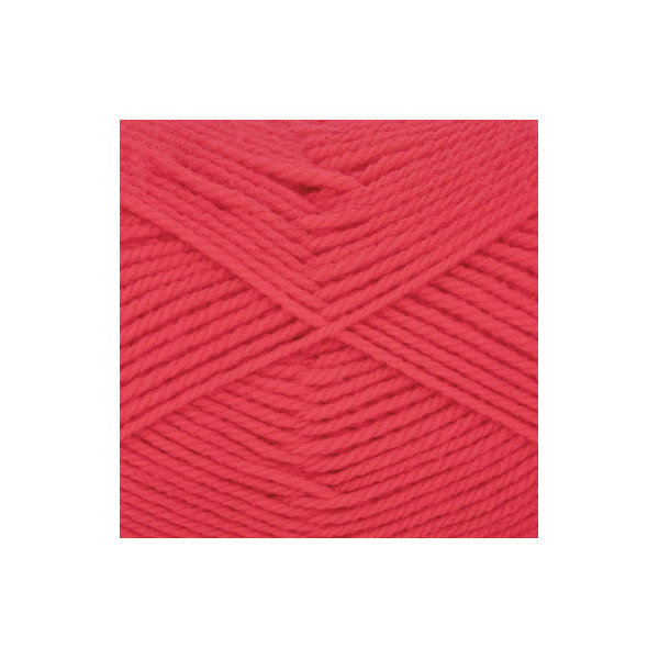 10 pelotes de laine - Corail fluo - 47 - 100% acrylique - 3,5/4,5 mm - Gründl - Lisa Premium