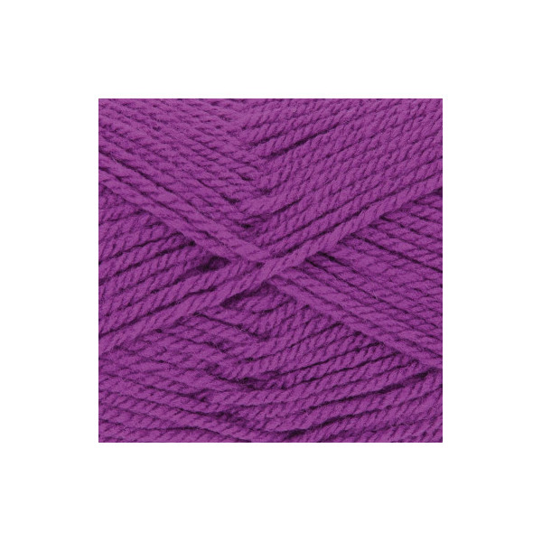 10 pelotes de laine - Pourpre - 48 - 100% acrylique - 3,5/4,5 mm - Gründl - Lisa Premium