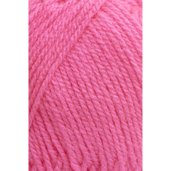 10 pelotes de laine - Rose fluo - 30 - 100% acrylique - 3,5/4,5 mm - Gründl - Lisa Premium